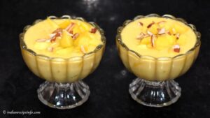 mango custard recipe