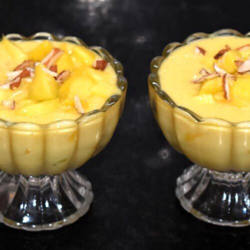 mango custard recipe