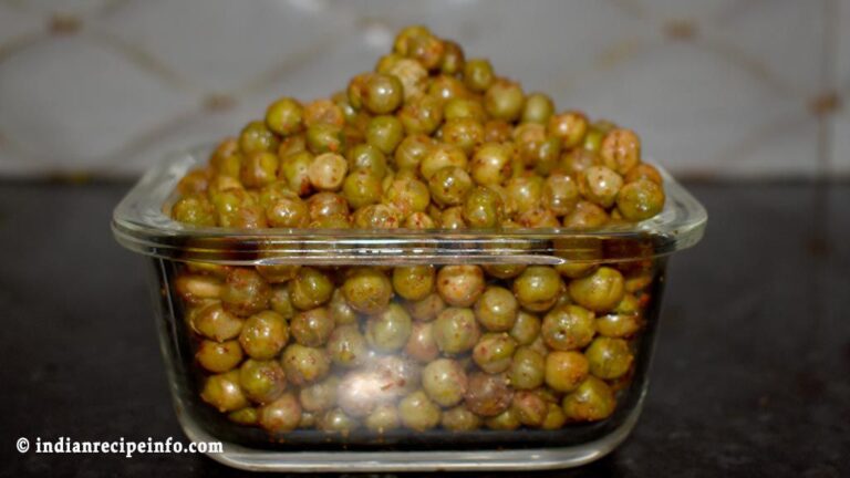 Fried Spicy Green Peas
