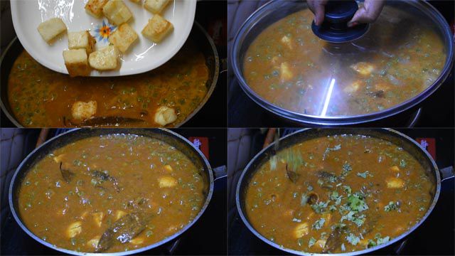 Rich Matar Paneer Recipe Restaurant Style matar paneer recipe: Add paneer and cook for a minute.