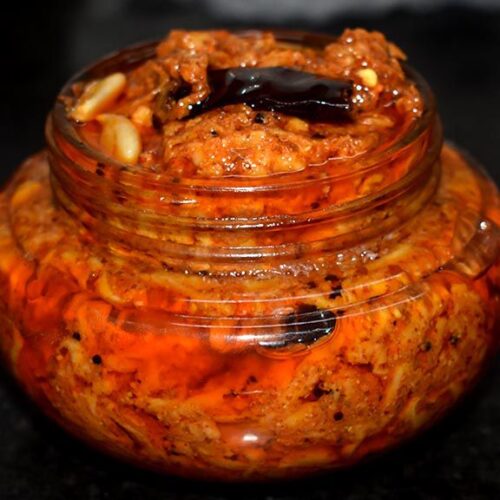 Grated Mango Pickle Recipe