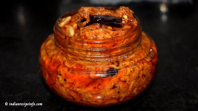 Grated Mango Pickle Recipe