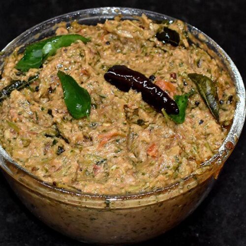 Tomato Coriander Chutney Andhra Style