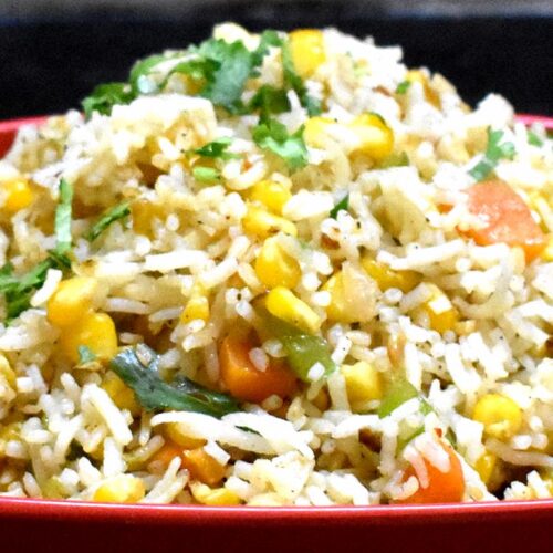 sweet corn fried rice recipe