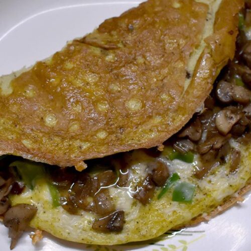 Mushroom omelette recipe