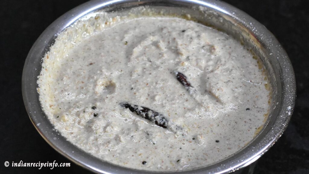 Peanut Coconut Chutney Recipe