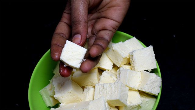 Paneer Biryani Recipe Restaurant Style Paneer Biryani Recipe: Cut Indian cottage cheese into 1 inch size