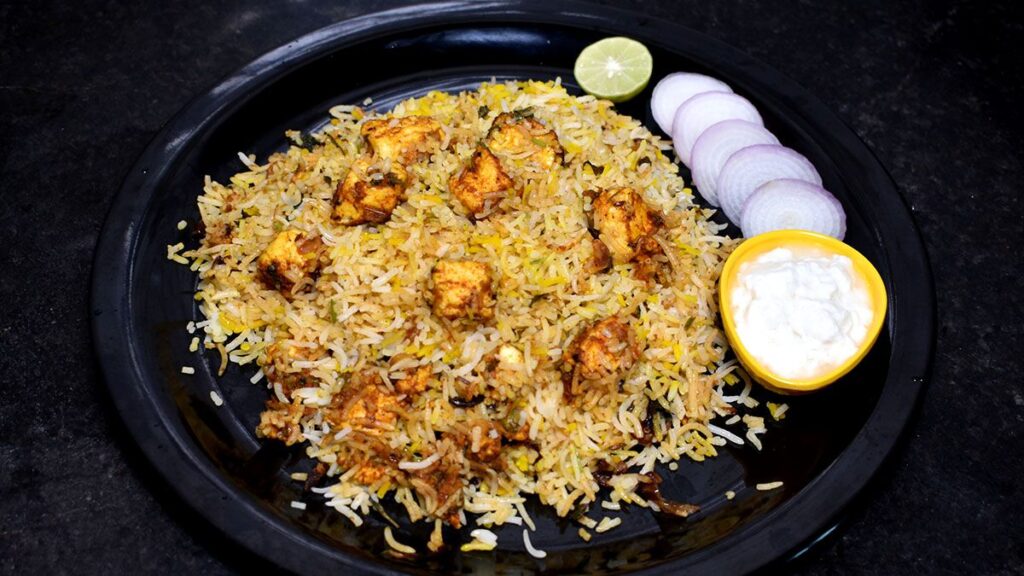 Paneer Biryani Recipe Restaurant Style