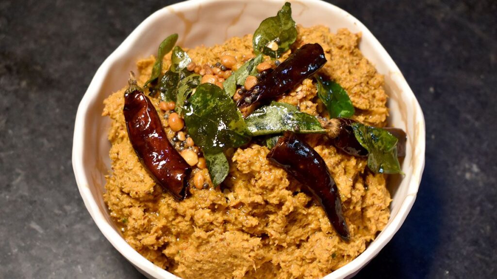 Andhra Style Coconut Chutney Recipe