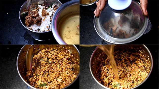 Andhra Style Coconut Chutney Recipe for Rice Andhra Style Coconut Chutney Recipe: Add tamarind water