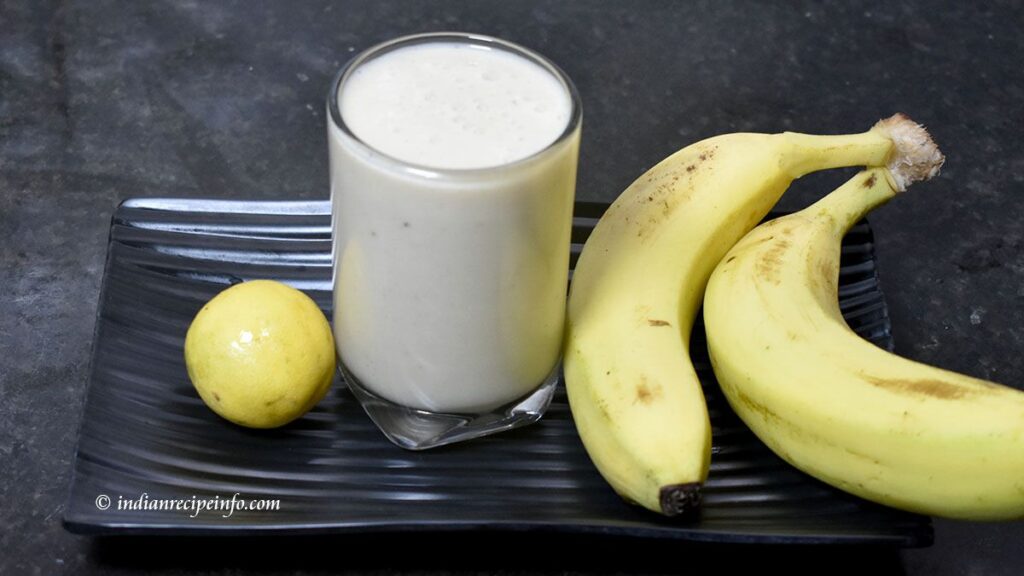 Banana Lemon Juice Recipe