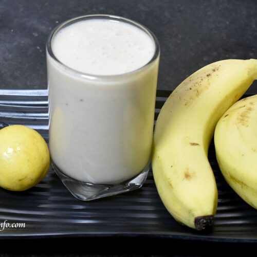 Banana Lemon Juice Recipe
