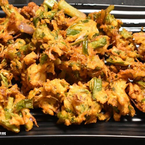 Irresistibly Crunchy Spring Onion Pakoda Recipe