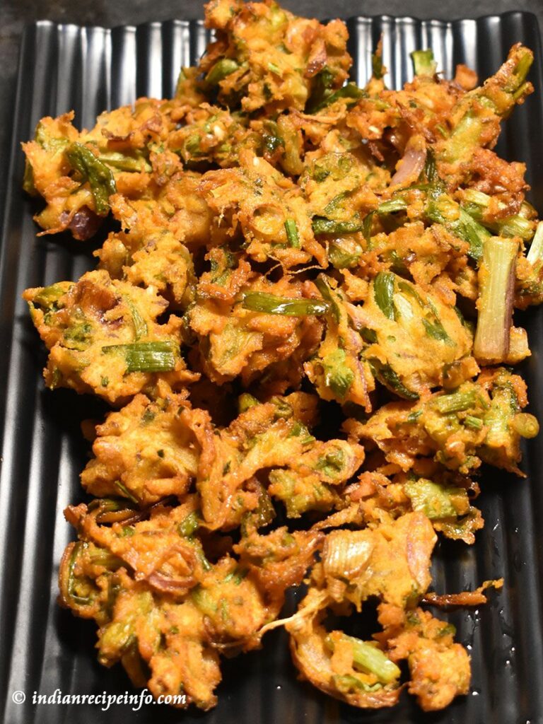 Spring Onion Pakora Recipe