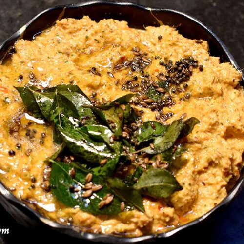 Easy Tomato Coconut Chutney Recipe