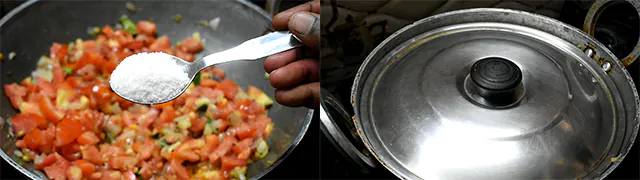 Perfect Capsicum Tomato Curry Recipe Capsicum Tomato Curry: Add salt to taste.